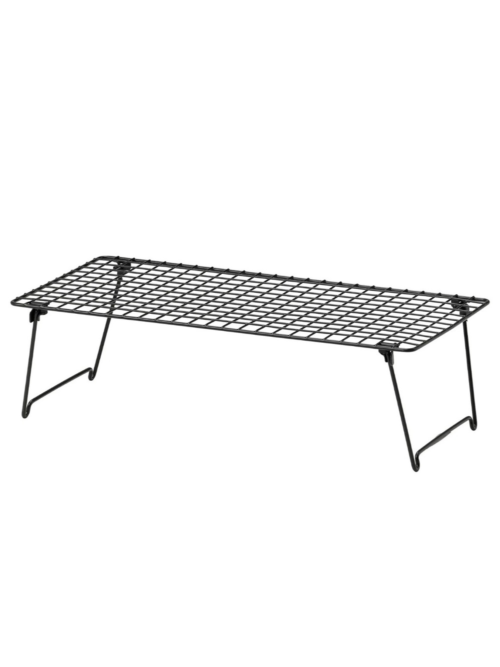 IKEA GREJIG Grey Wire Shelf / Shoe Rack • Stackable Storage • NWT
